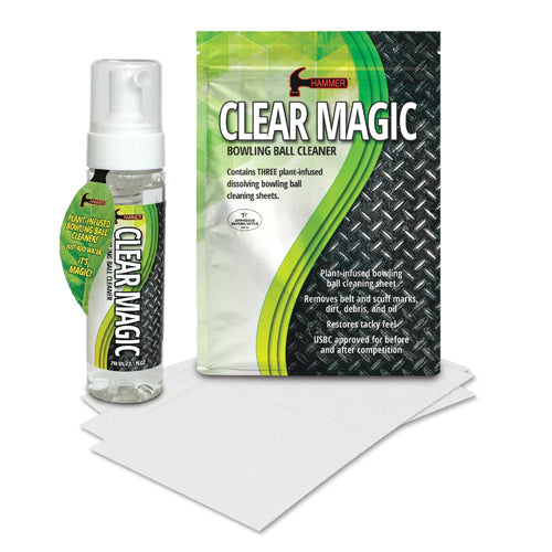 Hammer Clear Magic - Dissolving Bowling Ball Cleaning Wipe Starter Kit