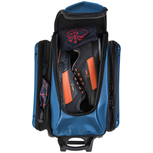 Hammer Carbon Shield Double Roller - 2 Ball Roller Bowling Bag (Blue)