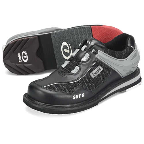 Dexter SST 6 Hybrid BOA - Men's Performance Bowling Shoes (Black Knit)