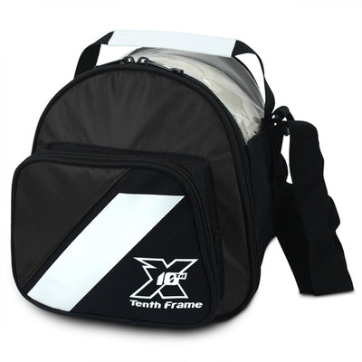 Tenth Frame Deluxe 1 Ball Add-On Bowling Bag (Black)