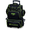 Storm Rolling Thunder - 4 Ball Roller Bowling Bag (Checkered Black / Lime)