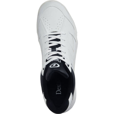 Dexter Ricky IV - Men's Athletic Bowling Shoes (White / Black - Top)