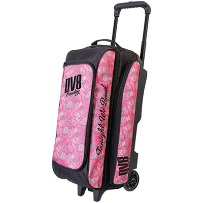 DV8 Freestyle Triple Roller - 3 Ball Roller Bowling Bag (Pink Swirl)