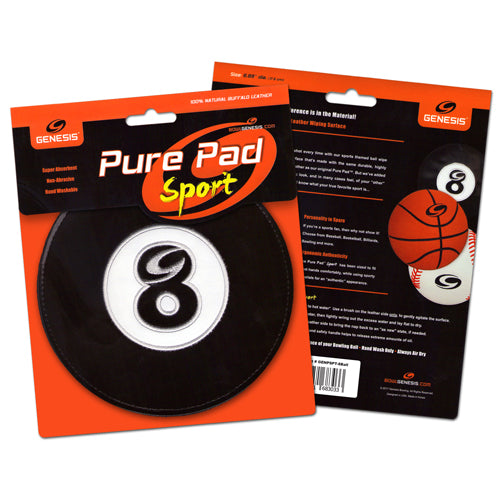 Genesis Pure Pad Sport <br>Leather Ball Wipe <br>8 Ball (Billiards)