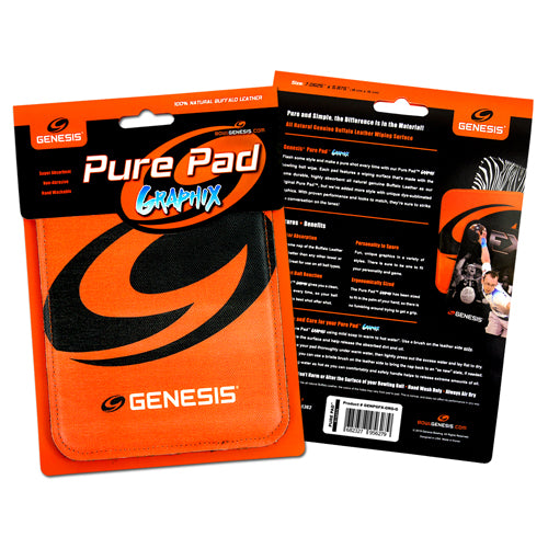 Genesis Pure Pad Graphix <br>Leather Ball Wipe