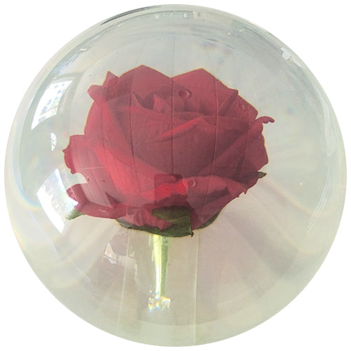 On The Ball Clear Rose - Novelty Bowling Ball