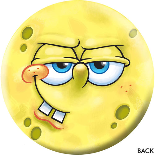 On The Ball SpongeBob Face - Novelty Bowling Ball (Front)