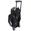 Tenth Frame Deluxe Double Bundle - 2 Ball Roller with a 1 Ball Add-On Bowling Bag (Black - Back)