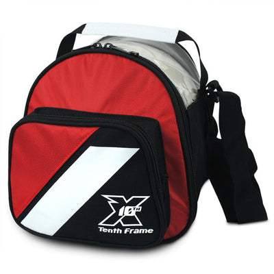 Tenth Frame Deluxe 1 Ball Add-On Bowling Bag (Red)