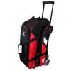 Tenth Frame Deluxe Triple - 3 Ball Roller Bowling Bag (Red)