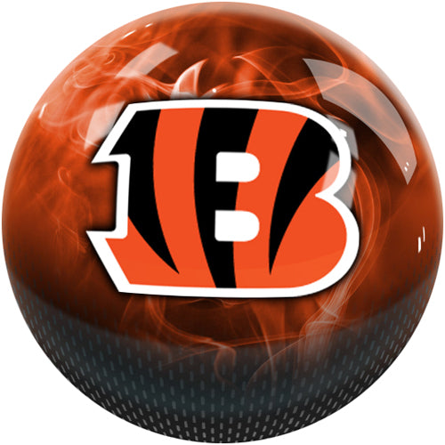 KR Strikeforce NFL On Fire Bowling Ball - Cincinnati Bengals