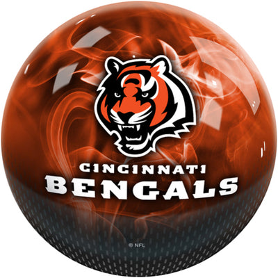 KR Strikeforce NFL On Fire Bowling Ball - Cincinnati Bengals