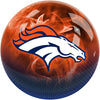 KR Strikeforce NFL On Fire Bowling Ball - Denver Broncos