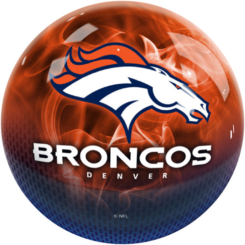 KR Strikeforce NFL On Fire Bowling Ball - Denver Broncos