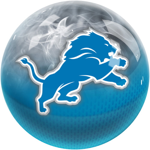 On The Ball NFL On Fire Bowling Ball - Detroit Lions