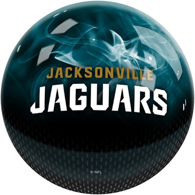 KR Strikeforce NFL On Fire Bowling Ball - Jacksonville Jaguars