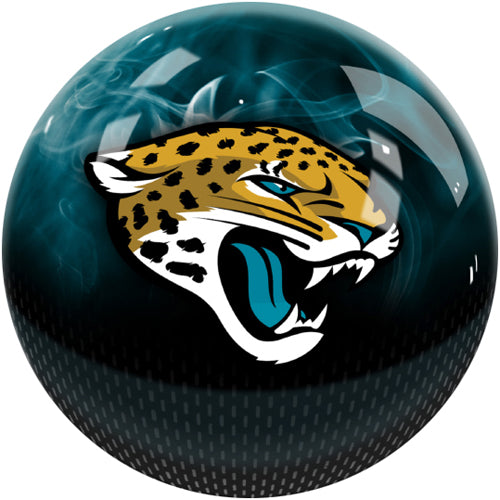 On The Ball NFL On Fire Bowling Ball - Jacksonville Jaguars