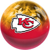 KR Strikeforce NFL On Fire Bowling Ball - Kansas City Chiefs