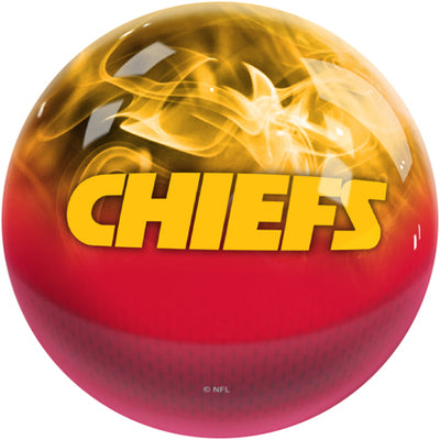 KR Strikeforce NFL On Fire Bowling Ball - Kansas City Chiefs