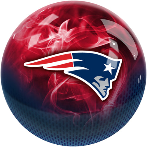 On The Ball NFL On Fire Bowling Ball - New England Patriots