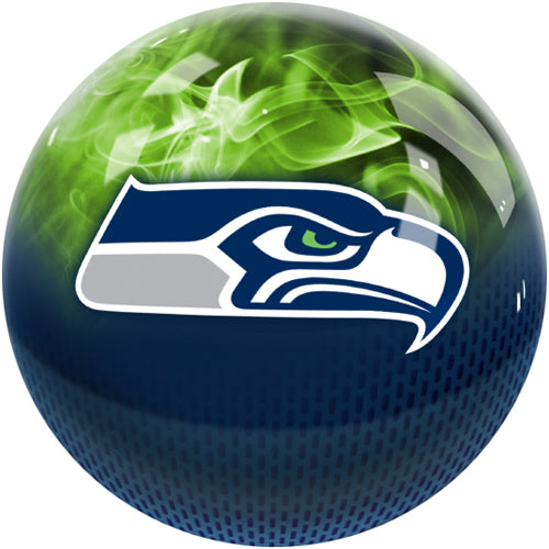 KR Strikeforce NFL On Fire Bowling Ball - Seattle Seahawks