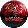 KR Strikeforce NFL On Fire Bowling Ball - Tampa Bay Buccaneers