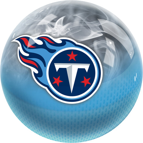 On The Ball NFL On Fire Bowling Ball - Tennessee Titans