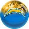 KR Strikeforce NFL On Fire Bowling Ball - Los Angeles Chargers