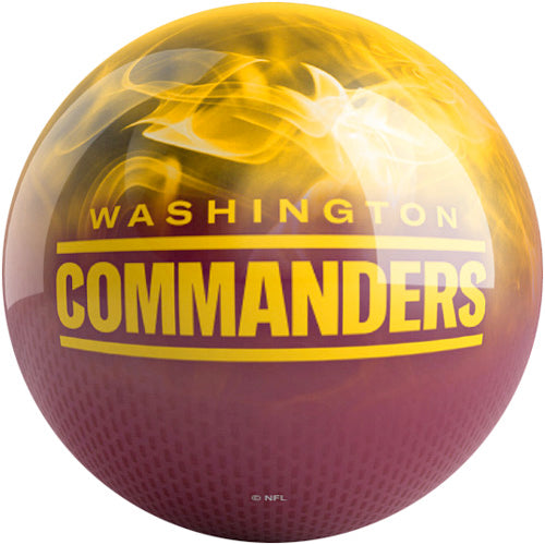 KR Strikeforce NFL On Fire Bowling Ball - Washington Commanders