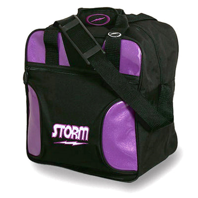 Storm Solo - 1 Ball Tote Bowling Bag (Black / Amethyst)