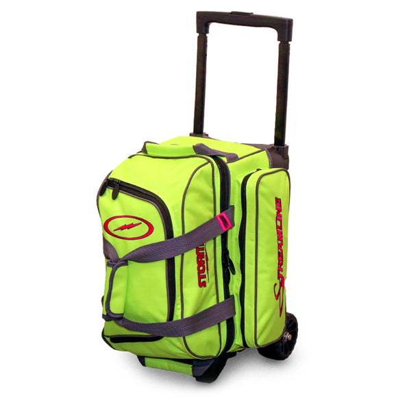 Storm Streamline 2 Ball Roller Bowling Bag- Lime/Grey
