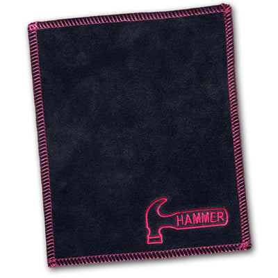 Hammer Bowling Ball Shammy Pad - Black / Pink