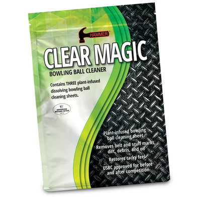 Hammer Clear Magic - Dissolving Bowling Ball Cleaning Wipes (3 ct)