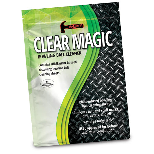 Hammer Clear Magic - Dissolving Bowling Ball Cleaning Wipes