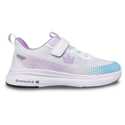 Brunswick Strike Zone White / Teal - Girl's Bowling Shoes