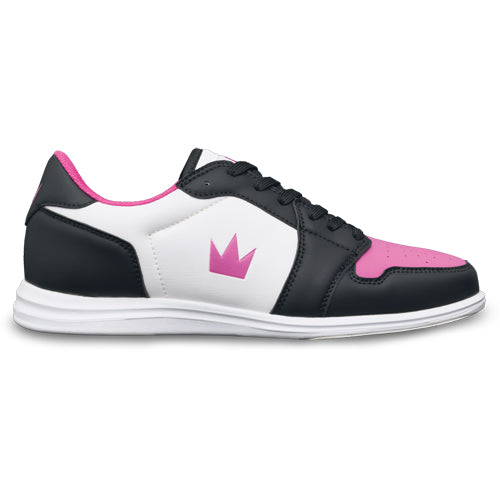 Brunswick Lady Fanatic - Women's Athletic Bowling Shoes (Black / Pink)