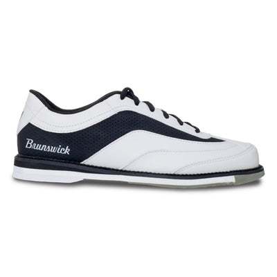 Brunswick Rampage - Men's Advanced Bowling Shoes (White - Side)