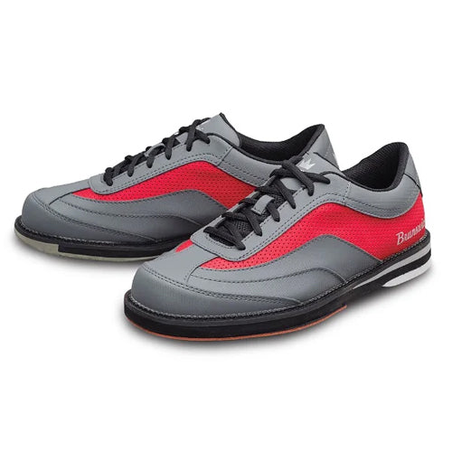 Brunswick Rampage - Men's Advanced Bowling Shoes (Grey / Red)