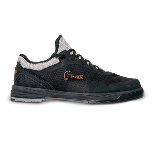 NEW NWOB Hammer Rebel Right Hand Bowling Shoes Men\'s Size 13 Black Performance Hammer Rebel Black Right Hand Bowling Shoes Men 13 - Walmart.com main image 3