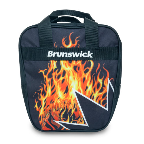 Brunswick Spark Single - 1 Ball Tote Bowling Bag (Checkered Flag)