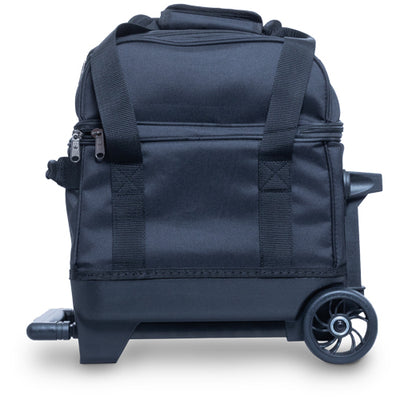 Brunswick Zone Single Roller - 1 Ball Roller Bowling Bag (Black- Side)