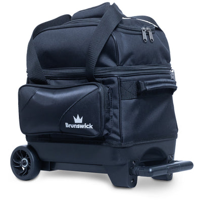Brunswick Zone Single Roller - 1 Ball Roller Bowling Bag (Black - Handle)