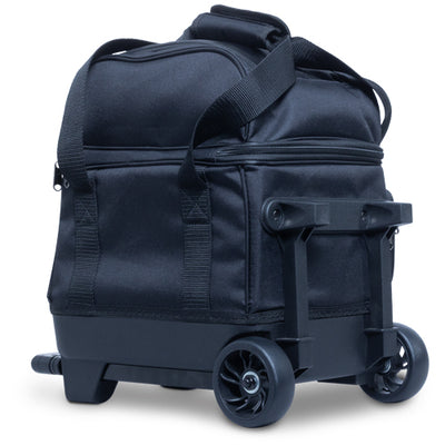Brunswick Zone Single Roller - 1 Ball Roller Bowling Bag (Black - Wheels)
