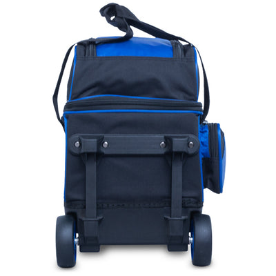 Brunswick Zone Single Roller - 1 Ball Roller Bowling Bag (Blue - Wheels)