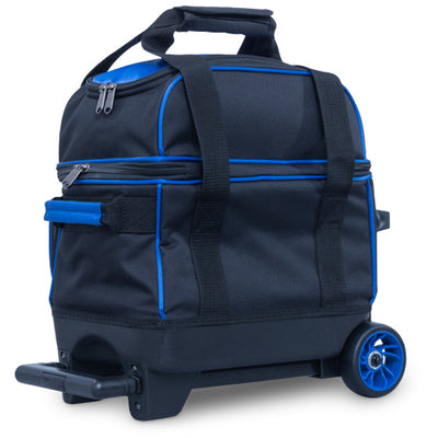 Brunswick Zone Single Roller - 1 Ball Roller Bowling Bag (Blue - Handle)
