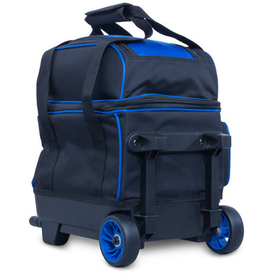 Brunswick Zone Single Roller - 1 Ball Roller Bowling Bag (Blue - Wheels)