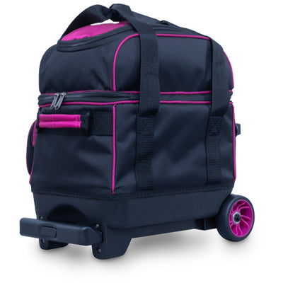 Brunswick Zone Single Roller - 1 Ball Roller Bowling Bag (Raspberry - Handle)