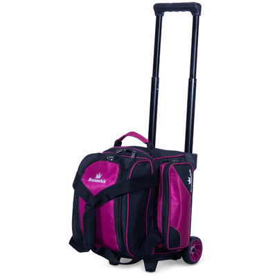 Brunswick Zone Single Roller - 1 Ball Roller Bowling Bag (Raspberry)