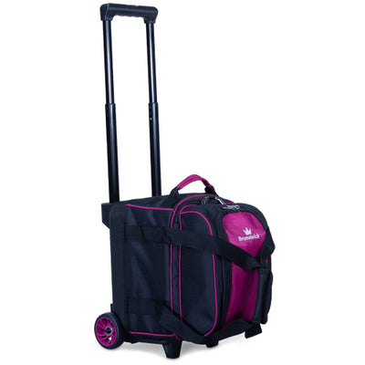 Brunswick Zone Single Roller - 1 Ball Roller Bowling Bag (Raspberry)