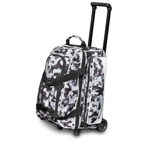 Brunswick Zone Double Chaos - 2 Ball Roller Bowling Bag (Grey Chaos)
